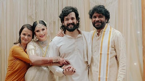 From the wedding of Akhil Akkineni
