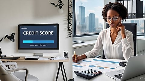 credit score , symbolic image