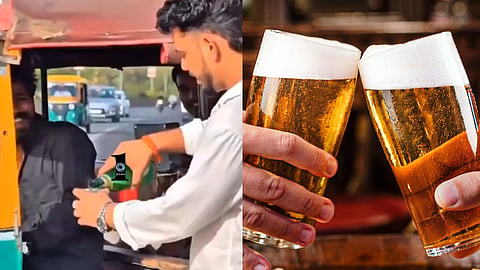 Rajasthan Influencers Distribute Beer Among Public On Ekadashi