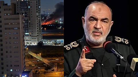 Iran Israel Attack hossain salami
