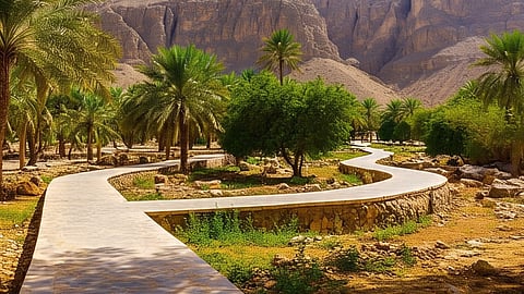 Oman walkway