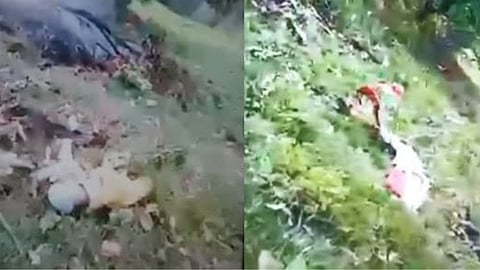 Five people are reported to have been killed in Helicopter  crashes on way to Kedarnath  near Gaurikund Uttarakhand