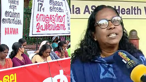 asha workers protest NHA orders compulsory training