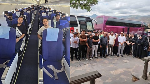indian students from iran reached india