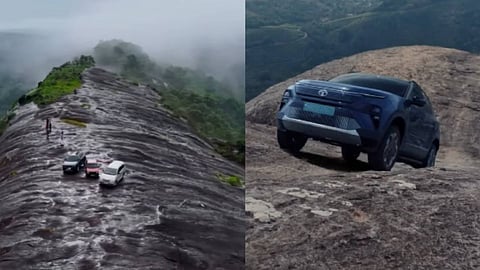 harrier EV challenge Viral Video