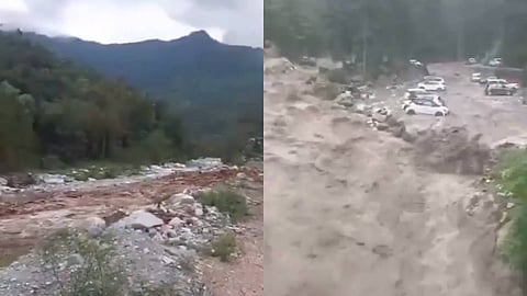 കാംഗ്ര, കുളു എന്നിവിടങ്ങളിലുണ്ടായ മിന്നല്‍ പ്രളയം
