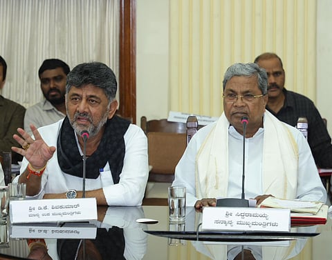 D K Shivkumar, Siddaramaiah