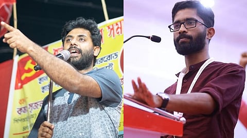 SFI announces new national leadership Srijan Bhattacharyya secretary Adarsh M Saji president

