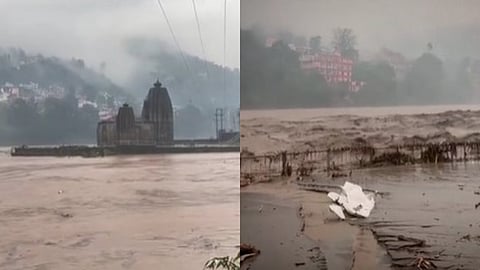 കനത്ത മഴയിൽ ഉത്തരേന്ത്യയിലെ നദികളിൽ ജലനിരപ്പുയരുന്നു