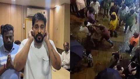 താനെ മൊബൈല്‍ റീച്ചാർജ് തർക്കത്തിന്റെ പ്രചരിക്കുന്ന ദൃശ്യങ്ങള്‍