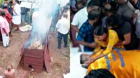 ബിന്ദുവിന്റെ സംസ്കാര ചടങ്ങുകൾ