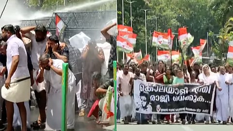 കോട്ടയം മെഡിക്കല്‍ കോളേജിലെ അപകടത്തില്‍ പ്രതിഷേധം