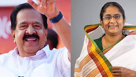 രമേശ് ചെന്നിത്തല, ഷാനിമോൾ ഉസ്മാൻ