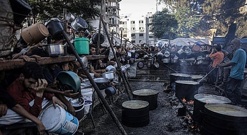 Gaza aid camp