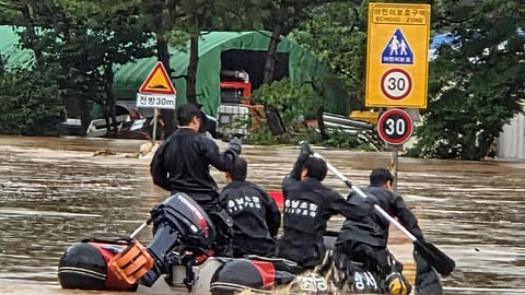 rain south Korea