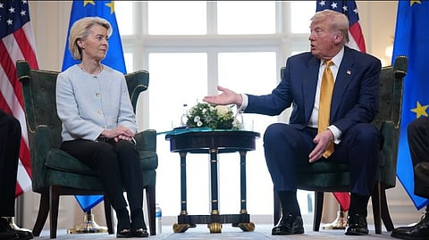 Ursula von der Leyen, Donald Trump