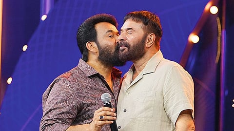 ഇച്ചാക്കയ്ക്ക് ലാലുവിന്റെ പൊന്‍മുത്തം; ബാക്കി ഈ ചിത്രം പറയും 