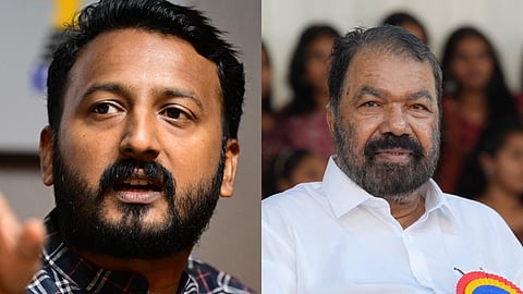രാഹുല്‍ മാങ്കൂട്ടത്തില്‍, വി. ശിവന്‍കുട്ടി