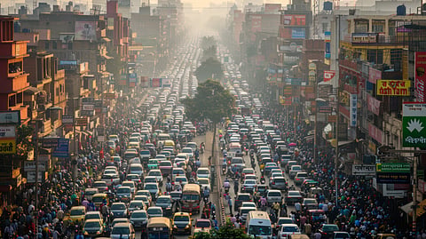 crowded scene