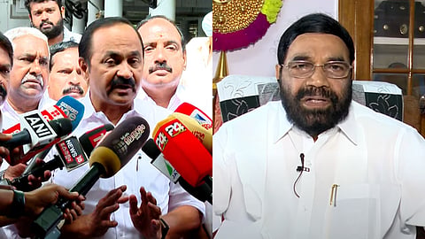 വി.ഡി. സതീശന്‍, വി.എന്‍. വാസവന്‍