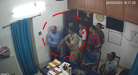 പീച്ചി കസ്റ്റഡി മർദനത്തിൻ്റെ ദൃശ്യങ്ങൾ
