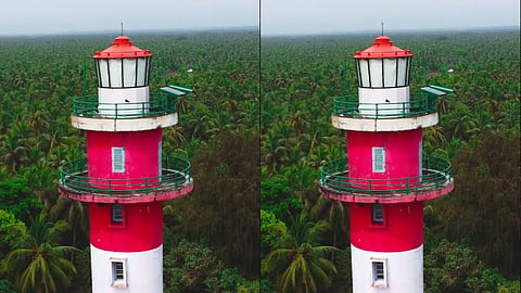 ചാവക്കാട് ലൈറ്റ് ഹൗസിന് മുകളിൽ കയറി ഗുണ്ട് പൊട്ടിച്ച് യുവാക്കൾ; ഒരാളുടെ കൈപ്പത്തി തകർന്നു