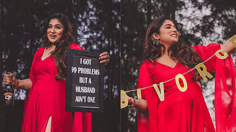 Tamil TV Serial Actor Shalini Celebrates her Divorce with a Photoshoot
