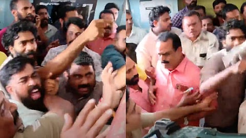 ബിജെപി പ്രവർത്തകരുടെ പ്രതിഷേധം