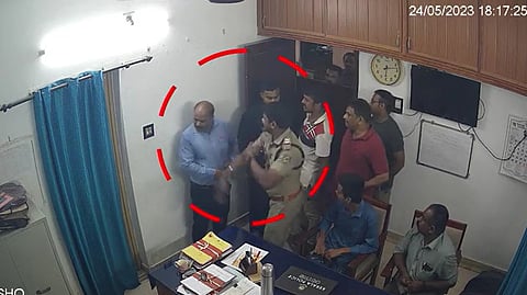 പീച്ചി കസ്റ്റഡി മർദനത്തിൻ്റെ ദൃശ്യങ്ങൾ