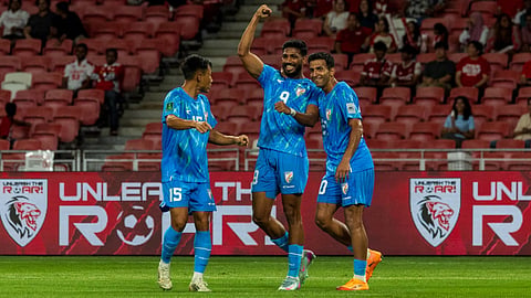 afc asian cup qualifiers, india vs singapore football, Rahim Ali's late strike allows ten man India to steal point against Singapore