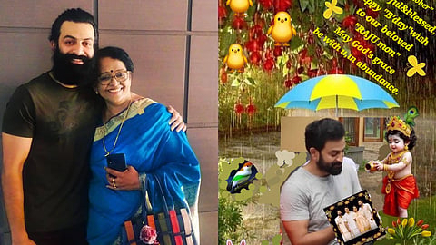 പൃഥ്വിരാജും അമ്മ മല്ലികാ സുകുമാരനും