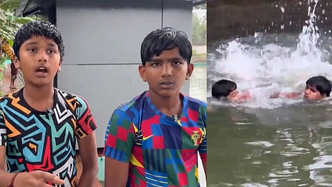 കുഞ്ഞിന് രക്ഷകരായ അമലും നിർണവും