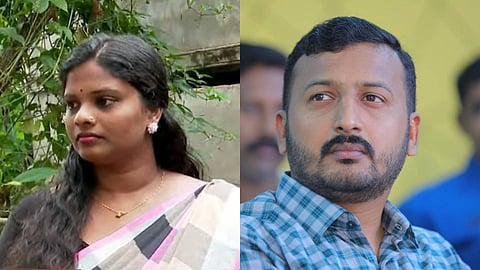 സജന ബി. സാജൻ, രാഹുൽ മാങ്കൂട്ടത്തിൽ