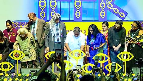 ഐഎഫ്എഫ്കെ ഉദ്ഘാടന വേദിയിൽ നിന്നും 