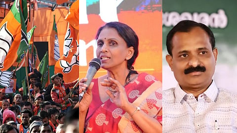തിരുവനന്തപുരം കോർപ്പറേഷനിൽ എൻഡിഎ തേരോട്ടം, ഇടത് കോട്ട പൊളിച്ച്   ചരിത്ര വിജയം