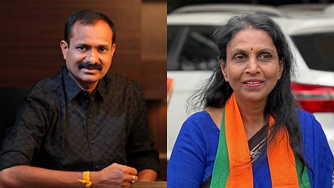 വി.വി. രാജേഷ്, ആർ. ശ്രീലേഖ