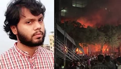 വിദ്യാര്‍ഥി നേതാവിന്റെ മരണത്തിന് പിന്നാലെ ബംഗ്ലാദേശില്‍ സംഘര്‍ഷം; അവാമി ലീഗ് ഓഫീസിന് തീയിട്ട് പ്രതിഷേധക്കാര്‍ 
