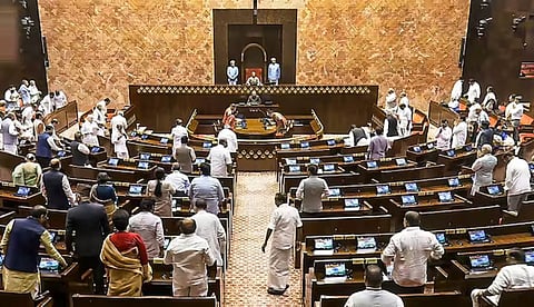 സ്റ്റാന്‍ഡിംഗ് കമ്മിറ്റിക്ക് വിട്ടില്ല; പ്രതിപക്ഷ പ്രതിഷേധങ്ങള്‍ക്കിടെ വിബി-ജി റാം ജി ബില്‍ രാജ്യസഭയിലും പാസാക്കി