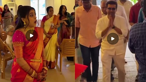 വിവാഹത്തിന് സര്‍പ്രൈസ് എന്‍ട്രി; വധൂവരന്മാരെ ഞെട്ടിച്ച് സൂര്യ 