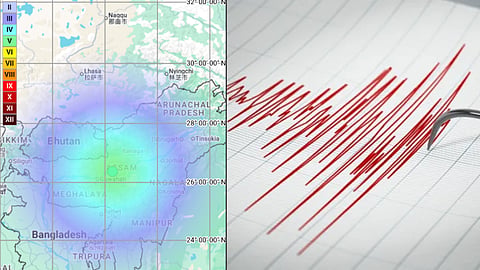 Assam, Tripura Earthquake