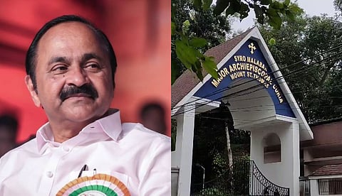 വി.ഡി. സതീശന്‍ സിറോ മലബാര്‍ സഭ ആസ്ഥാനത്ത്, നിര്‍ണായക കൂടിക്കാഴ്ച സിനഡ് നടക്കുന്നതിനിടെ