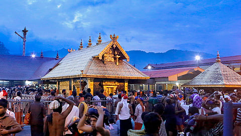 Indications that the gold crown at Sabarimala has been stolen