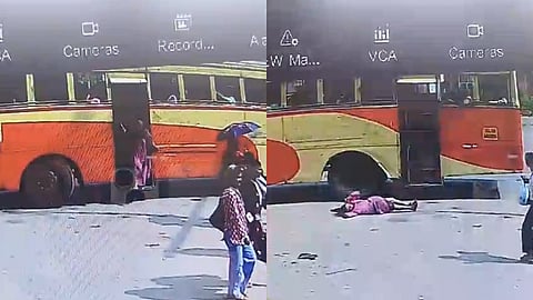 യാത്രക്കാരി ഇറങ്ങുമ്പോൾ ബസ് എടുത്തു; ഹരിപ്പാട് കെഎസ്ആർടിസി ജീവനക്കാരുടെ ഗുരുതര അനാസ്ഥ