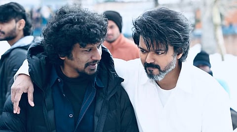 'ലിയോ' ലൊക്കേഷനിൽ ലോകേഷ് കനകരാജും വിജയ്‌യും