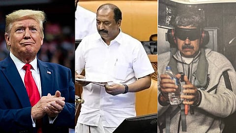 ഡൊണാള്‍ഡ് ട്രംപും നിക്കോളാസ് മഡൂറോയും;  ധനമന്ത്രി ബജറ്റ് അവതരണത്തില്‍ പറഞ്ഞത്