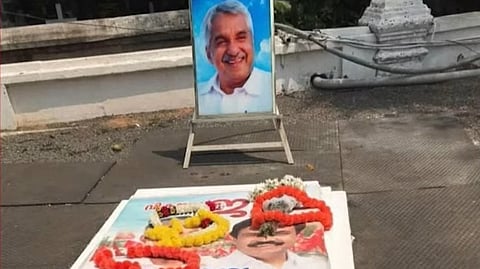 ഉമ്മന്‍ചാണ്ടിയുടെ കല്ലറയില്‍ എല്‍ഡിഎഫ് പോസ്റ്റർ വച്ച ആളെ തിരിച്ചറിഞ്ഞു; പൊലീസ് കണ്ടെത്തൽ സിസിടിവി പരിശോധനയില്‍