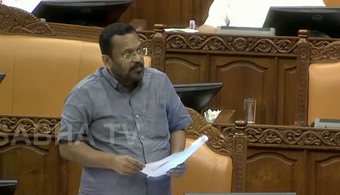 "ചരിത്ര നിയമം"; നേറ്റിവിറ്റി കാര്‍ഡ് ബില്‍ നിയമസഭയില്‍ അവതരിപ്പിച്ച് കെ. രാജന്‍