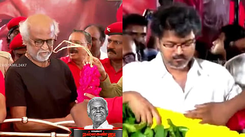 നല്ലകണ്ണിന് അന്ത്യോപചാരം അർപ്പിച്ച് രജനികാന്ത്, വിജയ്
