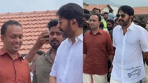 ടൗൺഷിപ്പ് സന്ദർശനത്തിനിടെ സിപിഐഎം ജില്ലാ സെക്രട്ടറിയോട് അതൃപ്തി പ്രകടിപ്പിച്ചു; മമ്മൂട്ടിക്കെതിരെ സമൂഹമാധ്യമങ്ങളിൽ വ്യാപക പ്രതിഷേധം