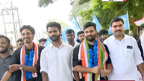 ആരോ​ഗ്യമന്ത്രിക്കെതിരായ പ്രതിഷേധം: കെഎസ്​യു പ്രവർത്തകർ ജയിൽ മോചിതരായി; വൻ സ്വീകരണമൊരുക്കി സംഘടന